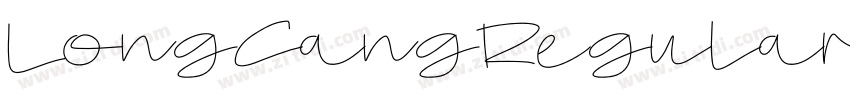 LongCangRegular字体转换