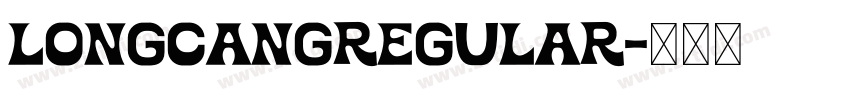 LongCangRegular字体转换