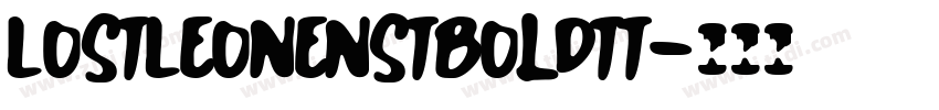 LostLeonenstBoldtt字体转换