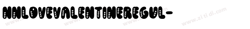 NNLoveValentineRegul字体转换