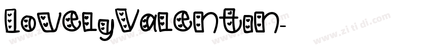LovelyValentin字体转换