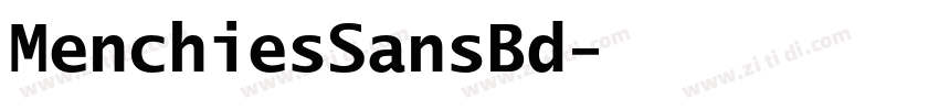 MenchiesSansBd字体转换