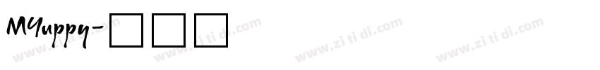 MYuppy字体转换