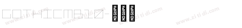 GothicMB10字体转换