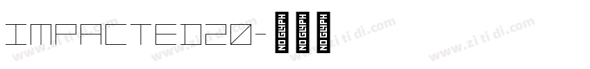 Impacted20字体转换