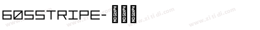 60sSTRIPE字体转换