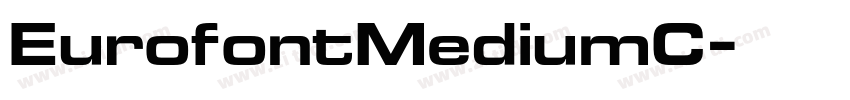 EurofontMediumC字体转换