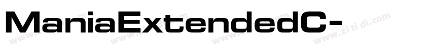ManiaExtendedC字体转换