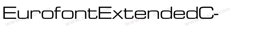 EurofontExtendedC字体转换