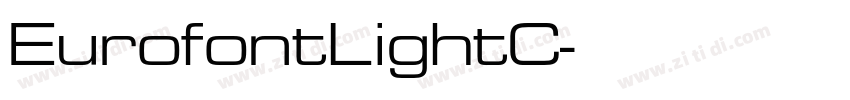EurofontLightC字体转换