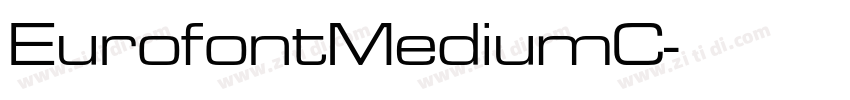 EurofontMediumC字体转换