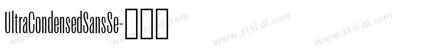 UltraCondensedSansSe字体转换
