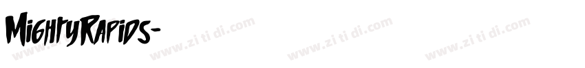 MightyRapids字体转换