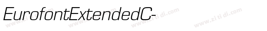 EurofontExtendedC字体转换
