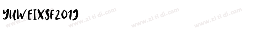 YUWEIXSF2019字体转换