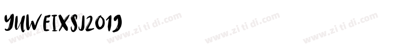 YUWEIXSJ2019字体转换