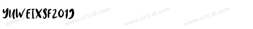 YUWEIXSF2019字体转换