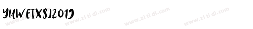 YUWEIXSJ2019字体转换