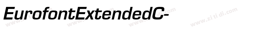 EurofontExtendedC字体转换