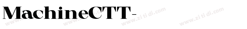 MachineCTT字体转换