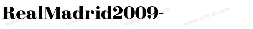 RealMadrid2009字体转换