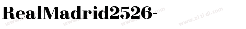RealMadrid2526字体转换