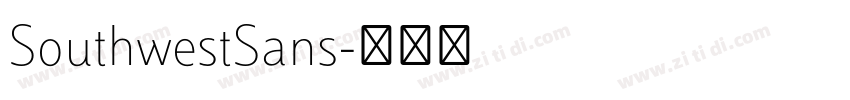SouthwestSans字体转换