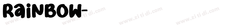 Rainbow字体转换
