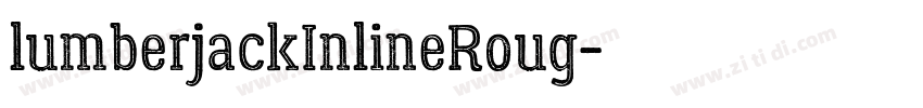 lumberjackInlineRoug字体转换