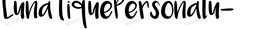 LunatiquePersonalu字体转换