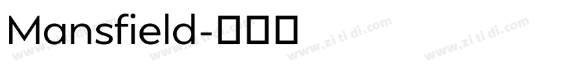 Mansfield字体转换