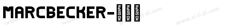 MarcBecker字体转换