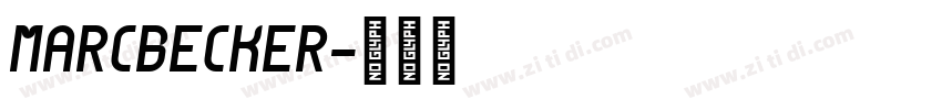 MarcBecker字体转换