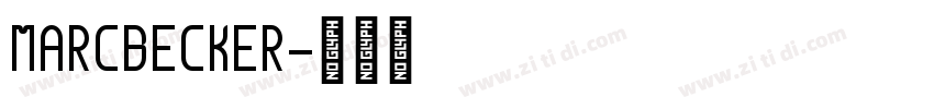 MarcBecker字体转换