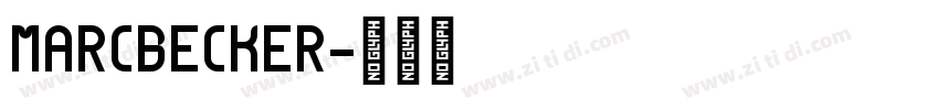 MarcBecker字体转换