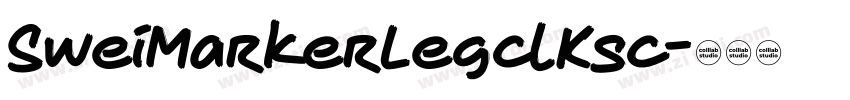 SweiMarkerLegclKsc字体转换