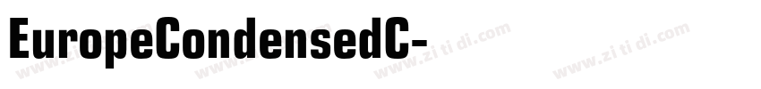 EuropeCondensedC字体转换