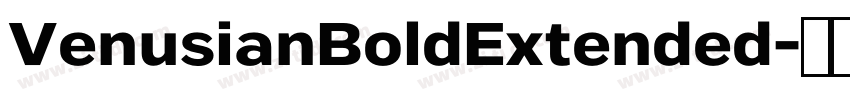 VenusianBoldExtended字体转换