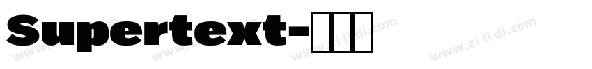 Supertext字体转换