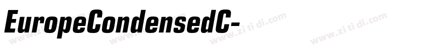 EuropeCondensedC字体转换