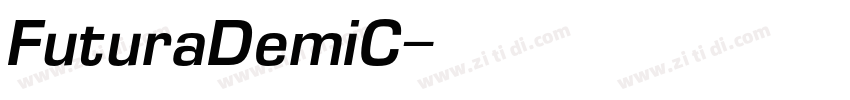 FuturaDemiC字体转换