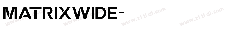 MatrixWide字体转换