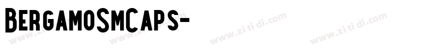 BergamoSmCaps字体转换 BergamoSmCaps字体转换