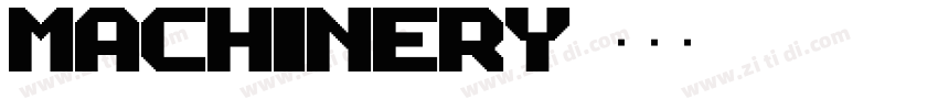 MACHINERY字体转换