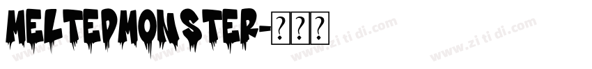 MeltedMonster字体转换