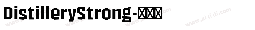 DistilleryStrong字体转换