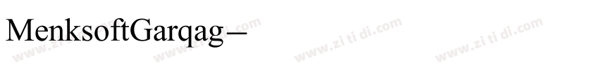 MenksoftGarqag字体转换 MenksoftGarqag字体转换