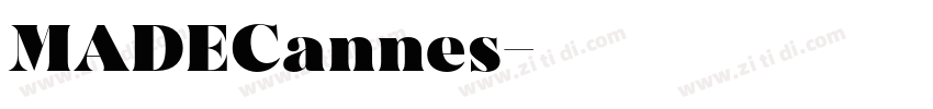 MADECannes字体转换