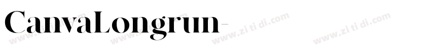CanvaLongrun字体转换