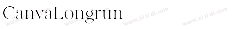 CanvaLongrun字体转换